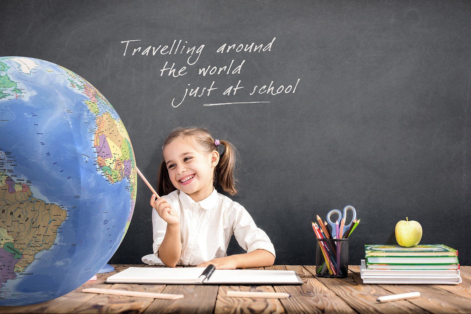 Globe - Ballon gonflable géant - 75 cm de diamètre | Balance Planet globe Balance Planet