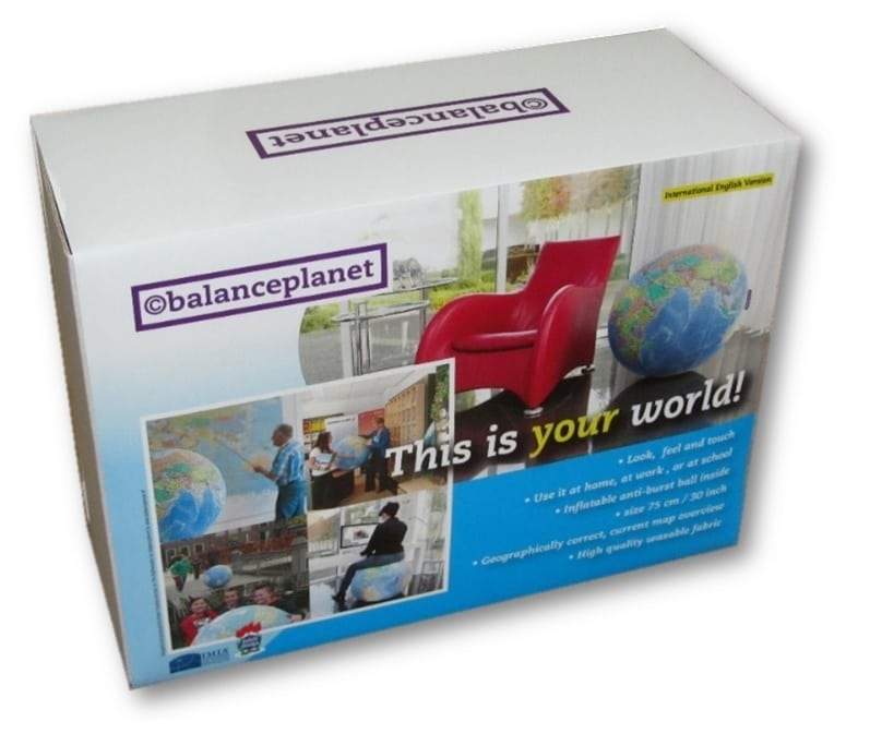 Globe - Ballon gonflable géant - 75 cm de diamètre | Balance Planet globe Balance Planet