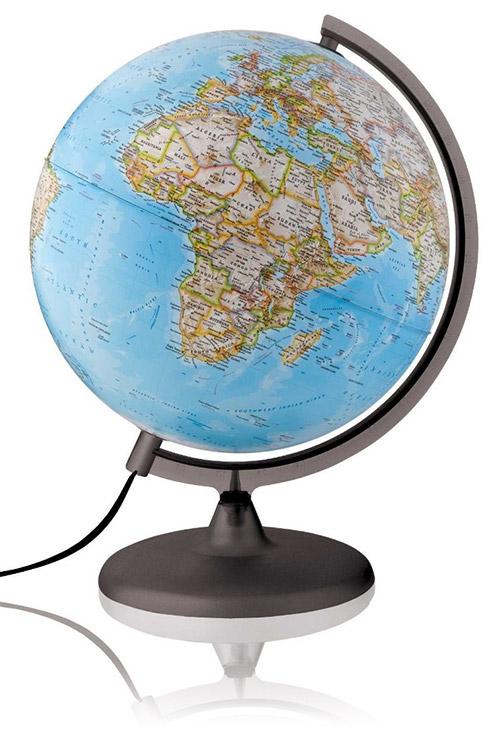 Globe lumineux "Classic" - diamètre 30 cm, en anglais | National Geographic globe National Geographic 