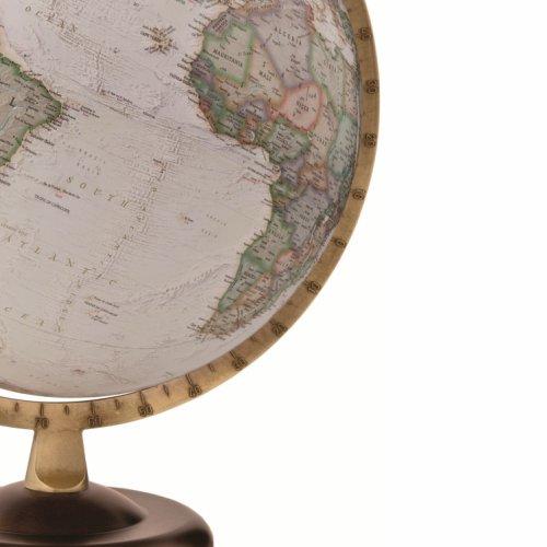 Globe lumineux "Gold" de style antique - diamètre 30 cm, en anglais | National Geographic globe National Geographic 