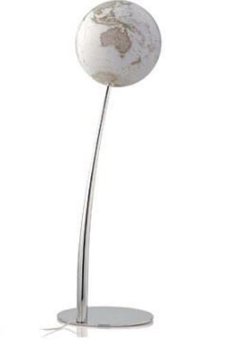 Globe lumineux "Iron" de style antique - diamètre 30 cm, en français | National Geographic globe National Geographic 