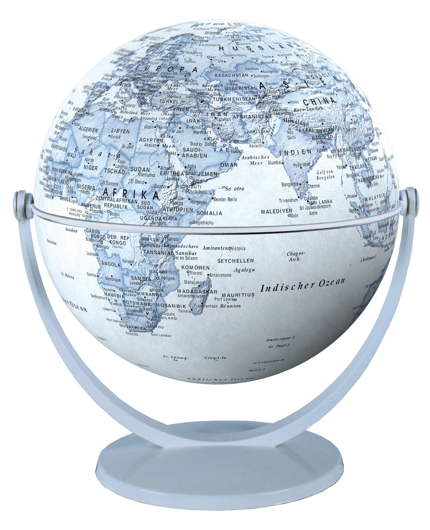 Globe tournant & basculant - Monde politique, couleur bleu (15 cm) | Stellanova globe Stellanova