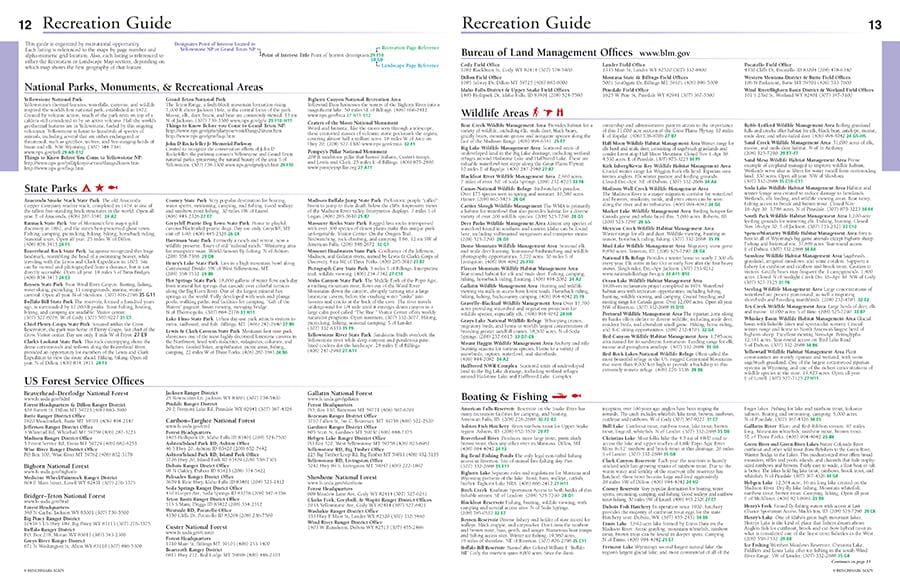 Greater Yellowstone and Grand Teton Recreation Atlas and Guide | Benchmark Maps atlas Benchmark Maps 