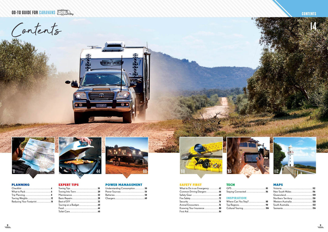 Guide (à spirales) spécial caravanes en Australie - Go-to guide for caravans | Hema Maps atlas Hema Maps 