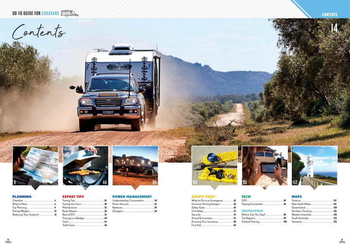 Guide (à spirales) spécial caravanes en Australie - Go-to guide for caravans | Hema Maps atlas Hema Maps 
