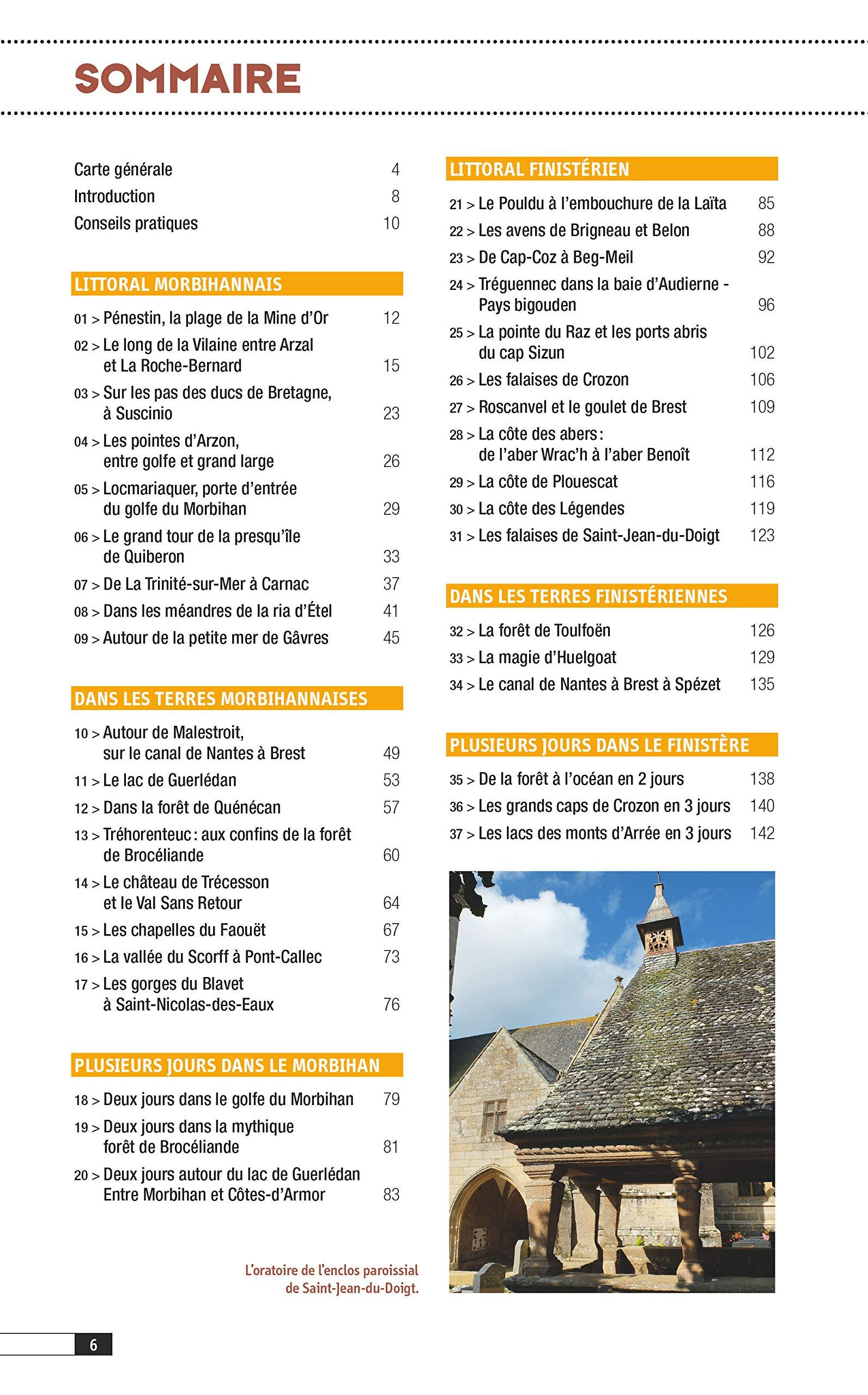 Guide de randonnées - Bretagne, vol. 1 : Finistère & Morbihan, les plus belles randonnées | Glénat guide de randonnée Glénat