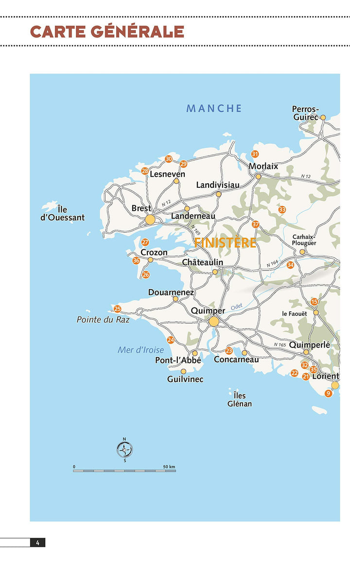 Guide - Bretagne, vol. 1 : Finistère & Morbihan, les plus belles randonnées | Glénat guide de randonnée Glénat 