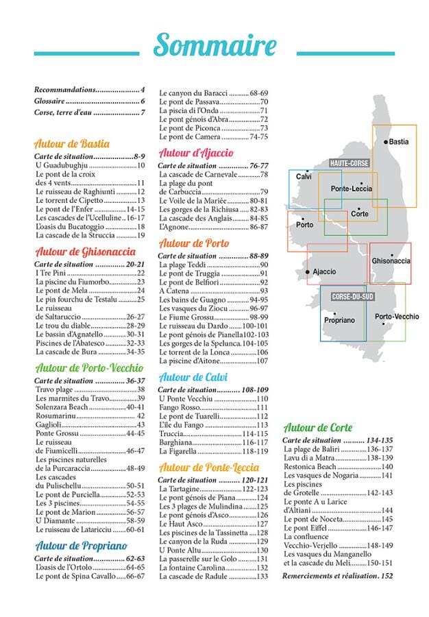 Guide de baignades - Corse, le paradis des rivières | Chamina guide de voyage Chamina 