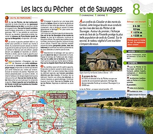 Guide de balades - 30 lacs naturels d'Auvergne à pied | Chamina guide de randonnée Chamina