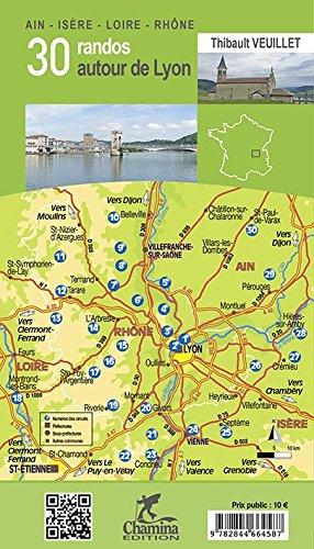 Guide de balades - 30 randos autour de Lyon à pied | Chamina guide de randonnée Chamina 