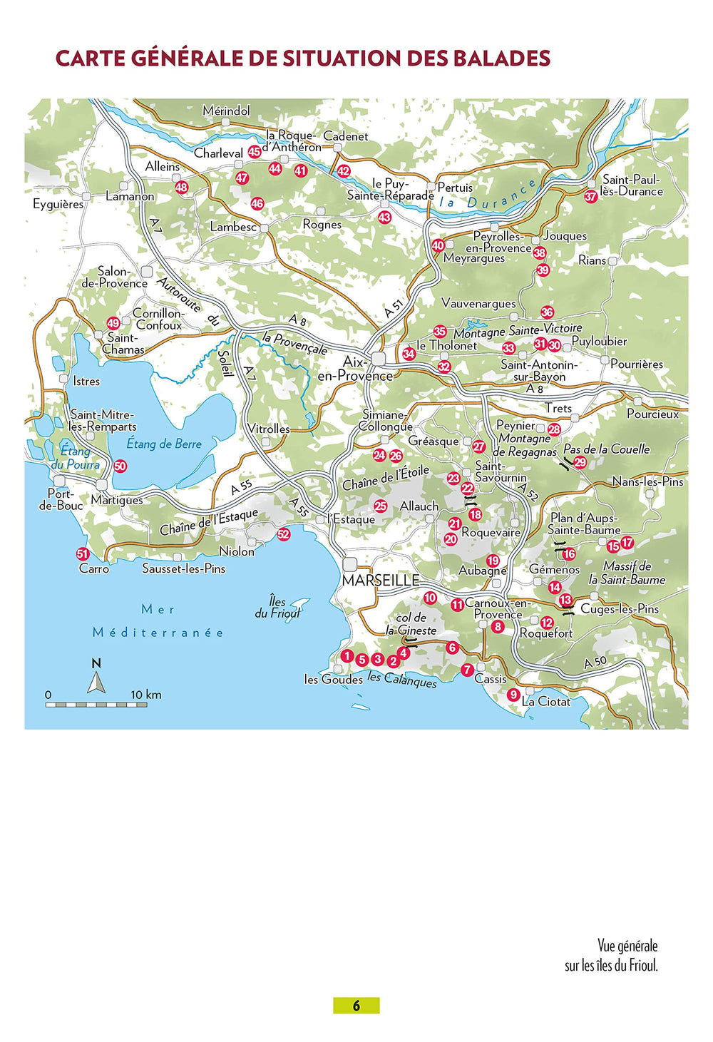 Guide de balades - Aix-en-Provence & Marseille, 52 balades en famille | Glénat guide de randonnée Glénat 