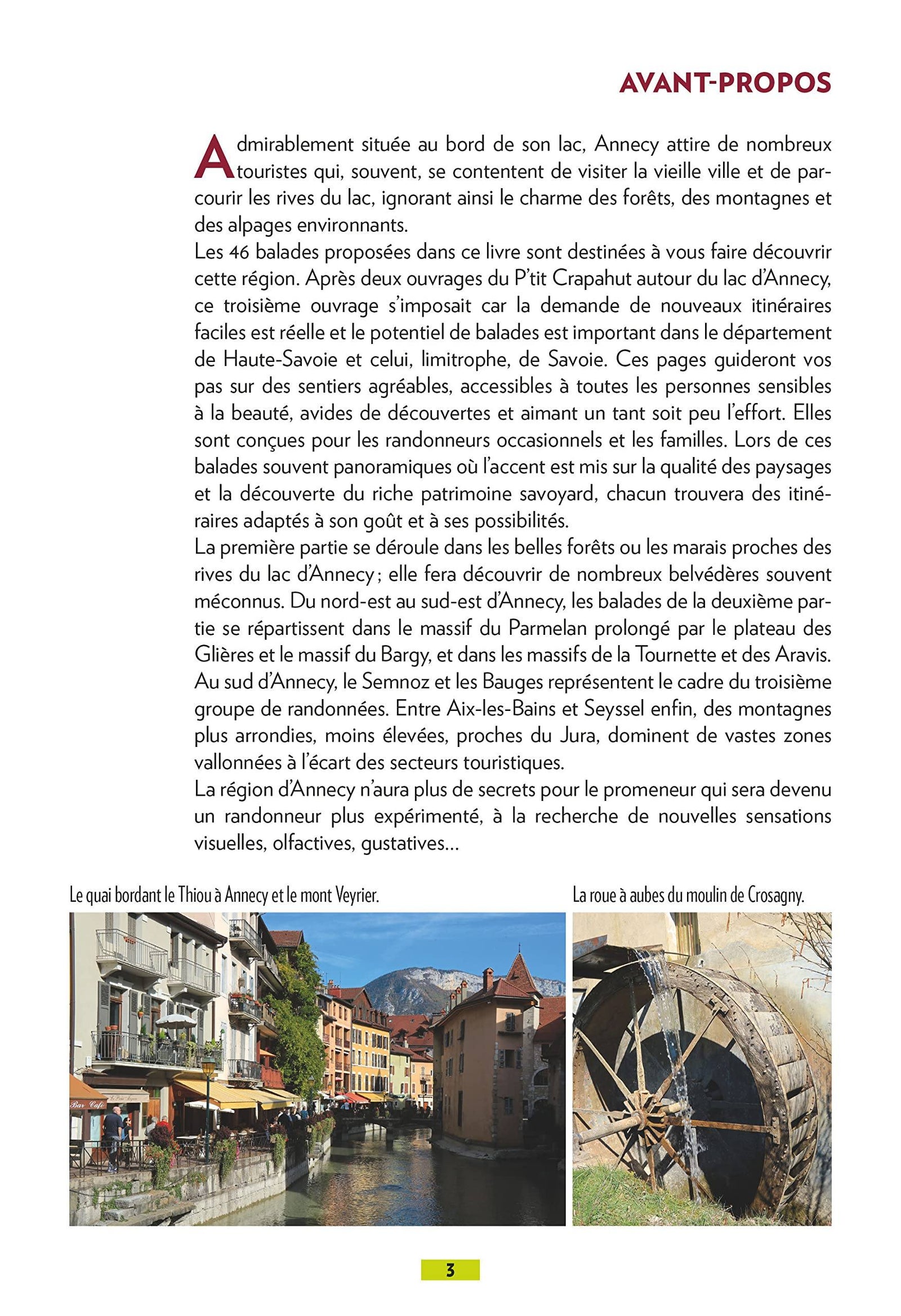 Guide de balades - Autour d'Annecy | Glénat - P'tit Crapahut guide de randonnée Glénat 