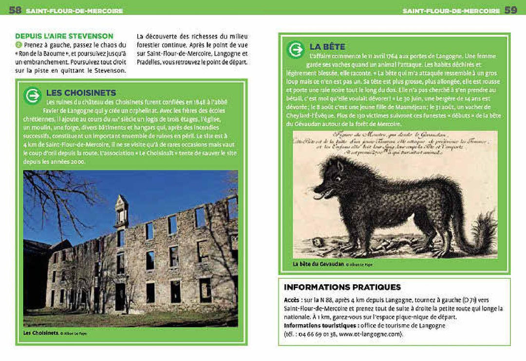 Guide de balades - Autour du chemin de Stevenson (28 balades) | Ouest France guide de randonnée Ouest France 