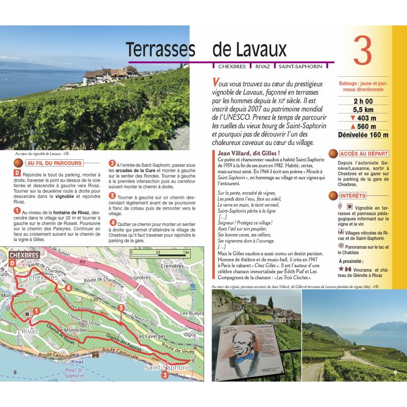 Guide de balades - Autour du lac Léman à pied | Chamina guide de randonnée Chamina 