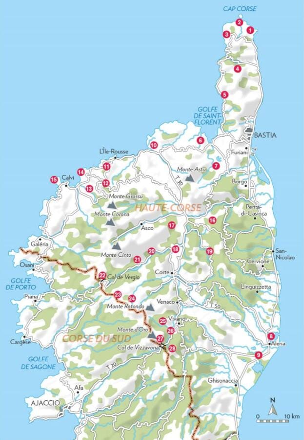 Guide de balades - Haute-Corse - 30 balades en famille | Glénat - P'tit Crapahut guide de randonnée Glénat