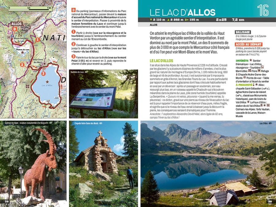 Guide de balades - Mercantour | Chamina guide petit format Chamina 