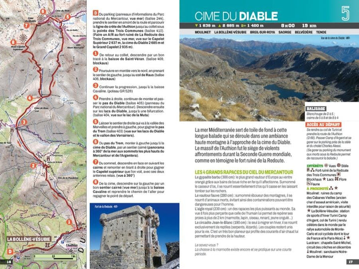 Guide de balades - Mercantour | Chamina guide petit format Chamina 