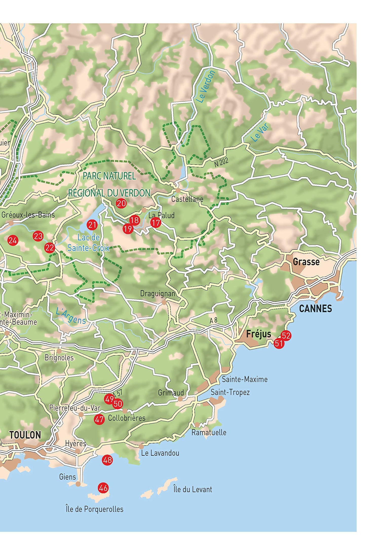 Guide de balades - Provence: 52 balades du Ventoux à la Méditerranée | Glénat - P'tit Crapahut guide de randonnée Glénat 