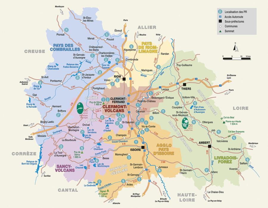 Guide de balades - Puy-de-Dôme : 48 balades | Chamina guide de randonnée Chamina