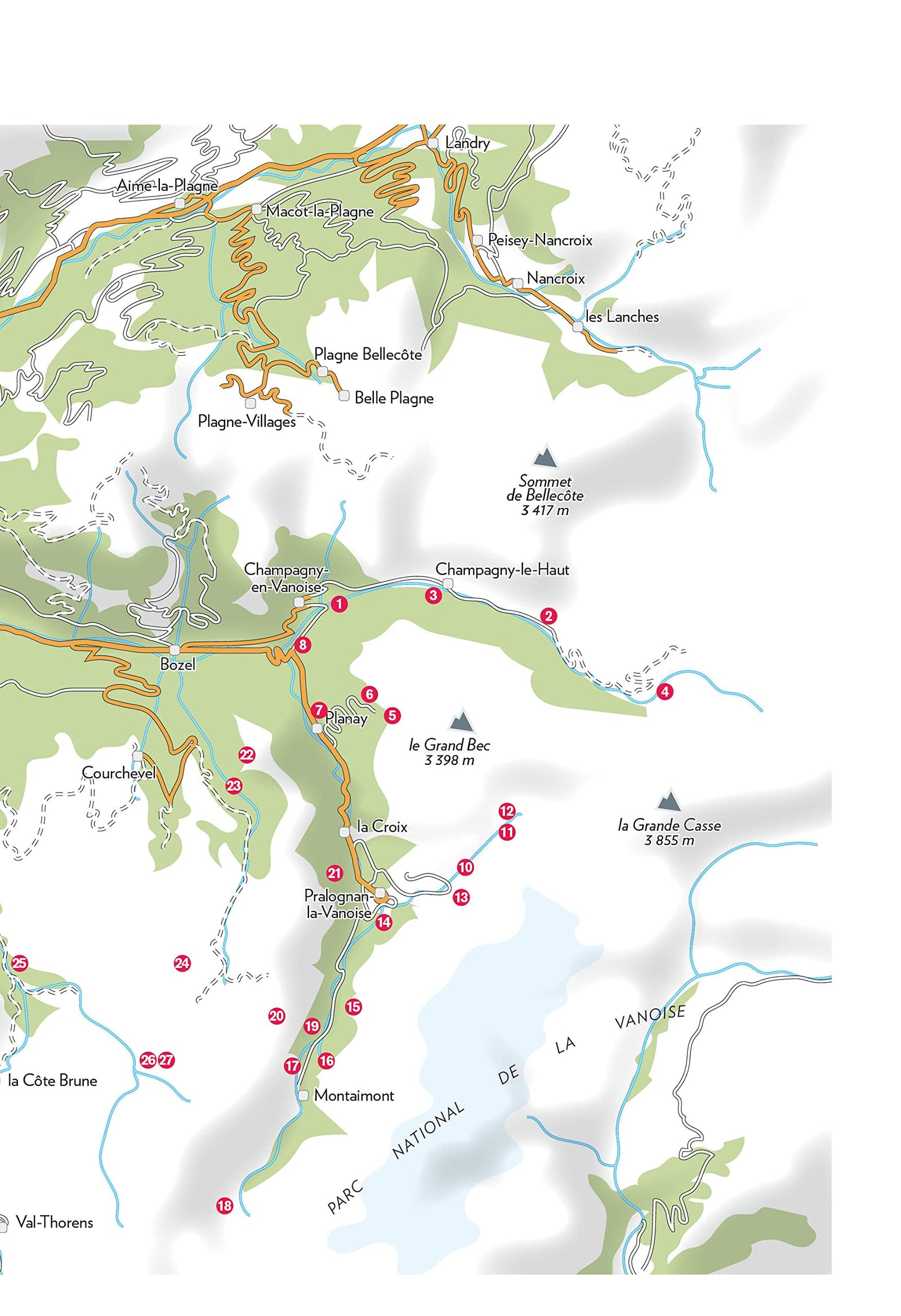 Guide de balades - Trois-Vallées, Vanoise | Glénat - P'tit Crapahut guide de randonnée Glénat 