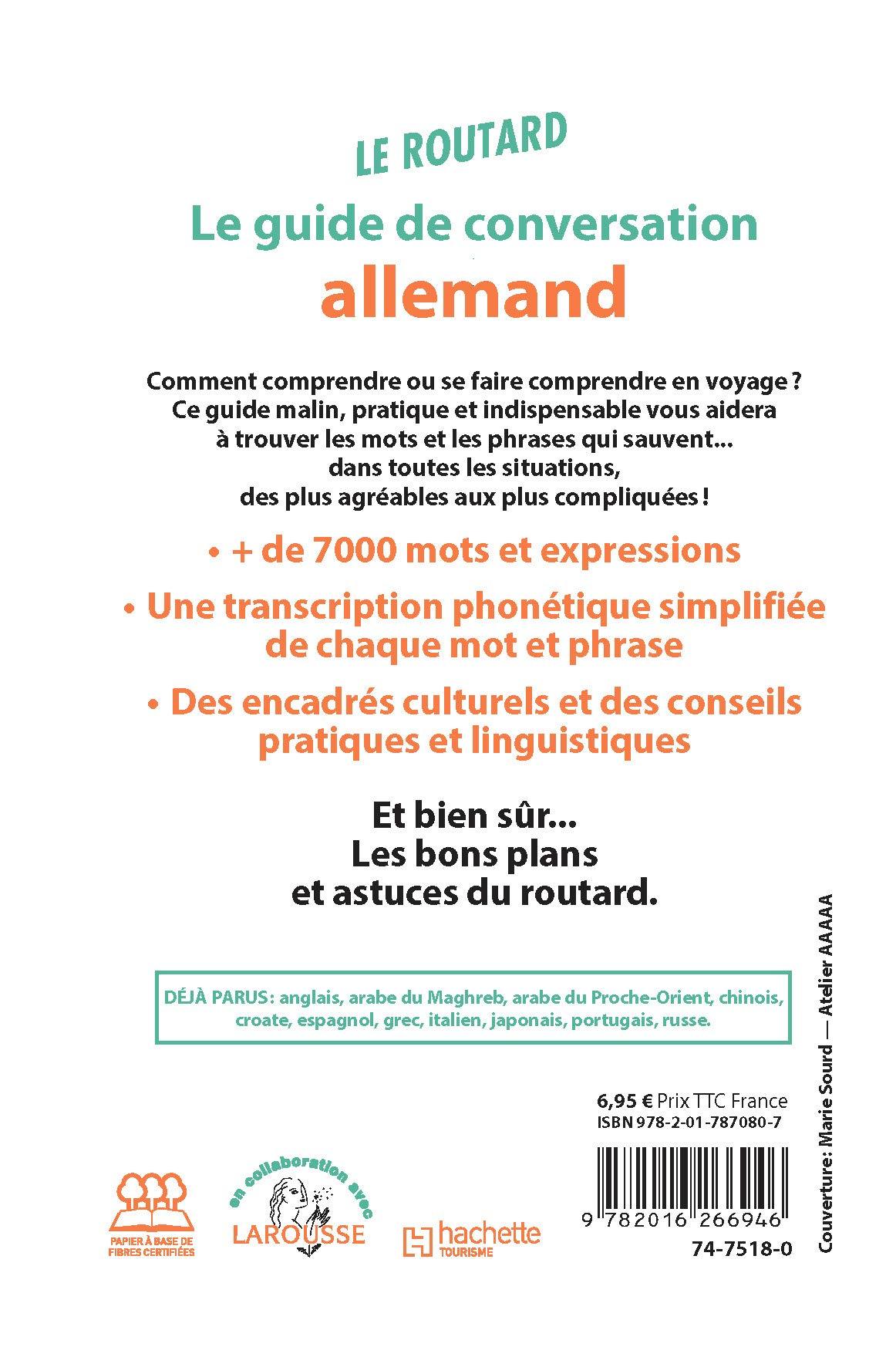 Guide de conversation Allemand | Le Routard guide pratique Hachette