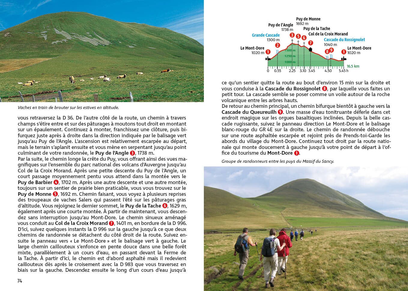 Guide de randonnée - Auvergne | Rother guide de randonnée Rother