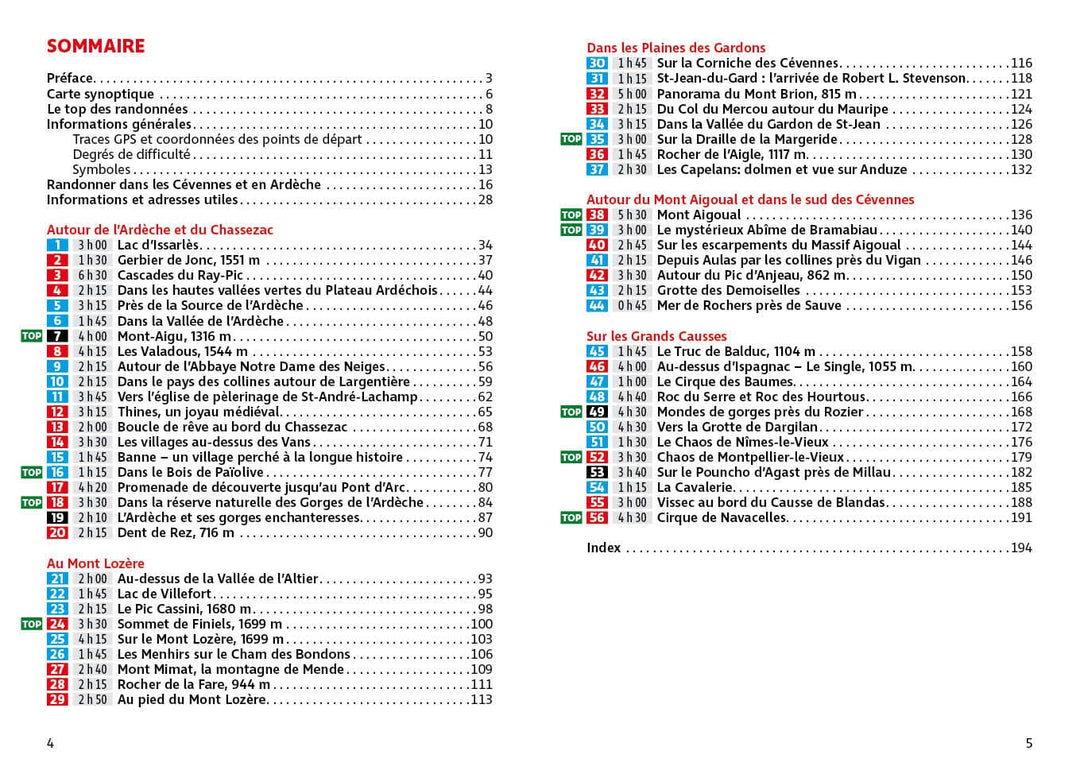 Guide de randonnée - Cévennes & Ardèche | Rother guide petit format Rother 