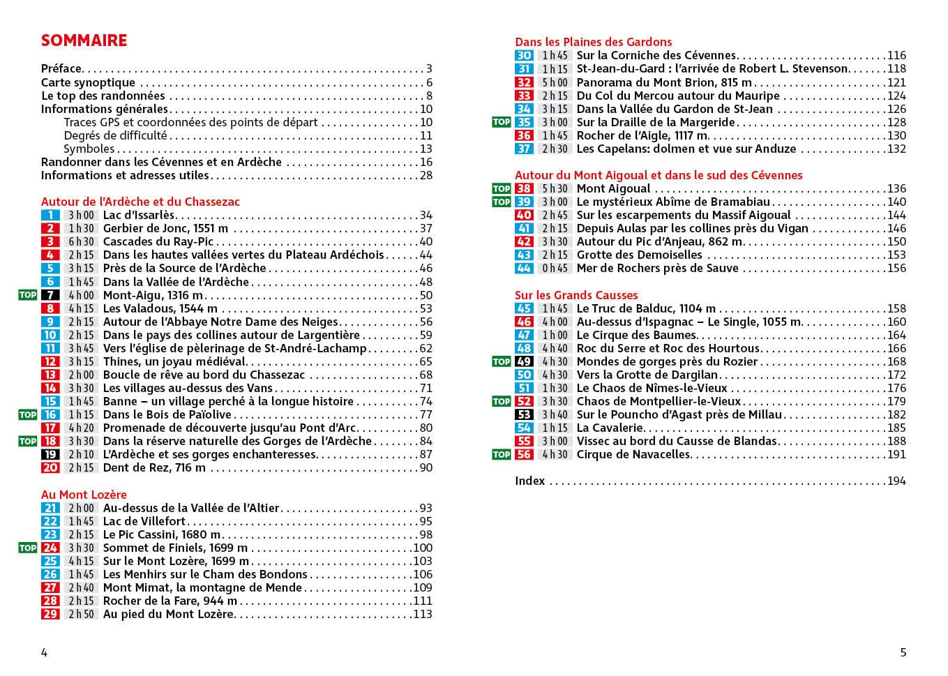 Guide de randonnée - Cévennes & Ardèche | Rother guide de randonnée Rother