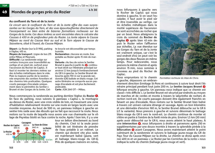 Guide de randonnée - Cévennes & Ardèche | Rother guide petit format Rother 