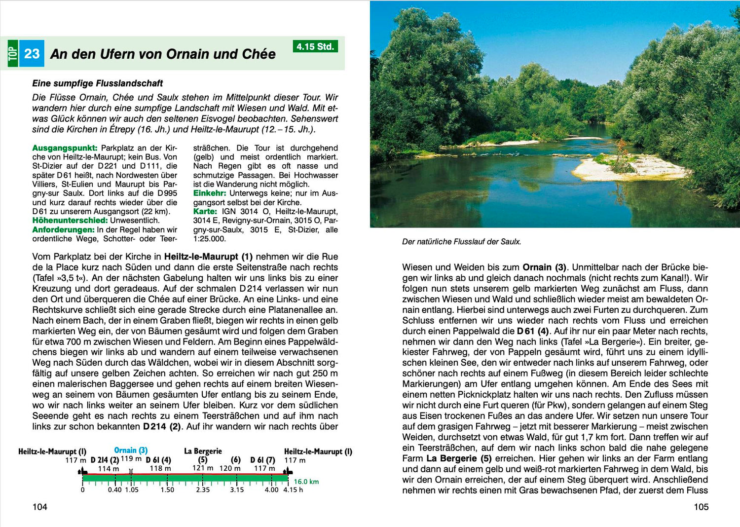 Guide de randonnée - Champagne-Ardennes | Rother guide de randonnée Rother 