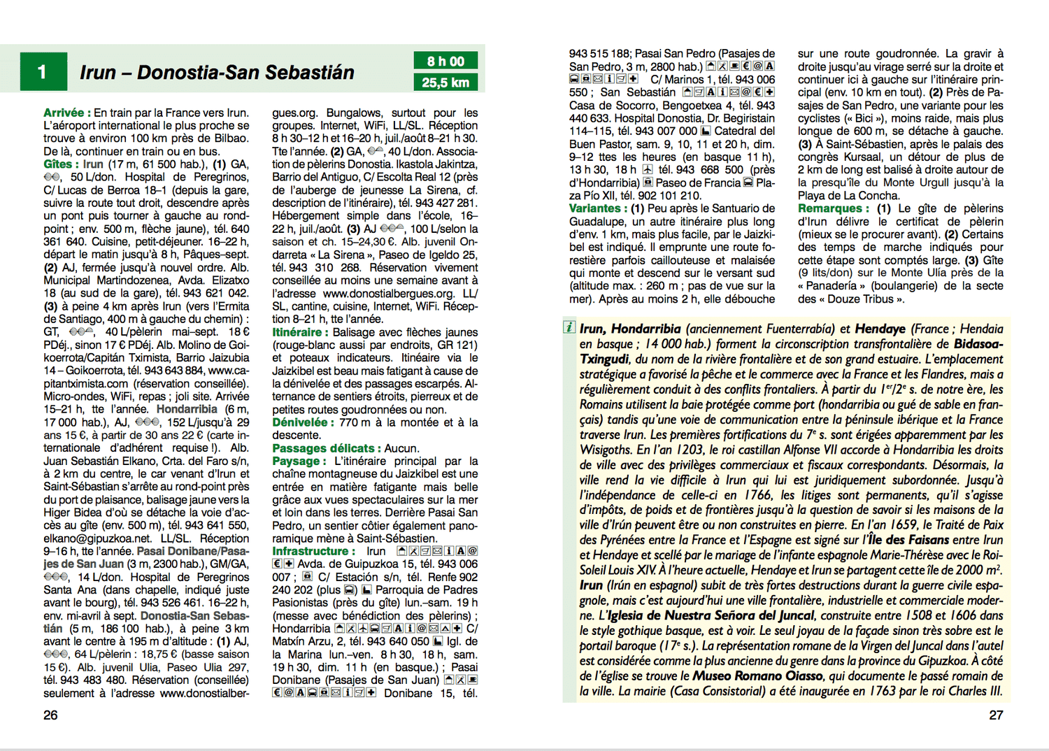 Guide de randonnée - Chemins de St Jacques - Camino del Norte (de Irun à St Jacques) | Rother guide de randonnée Rother 