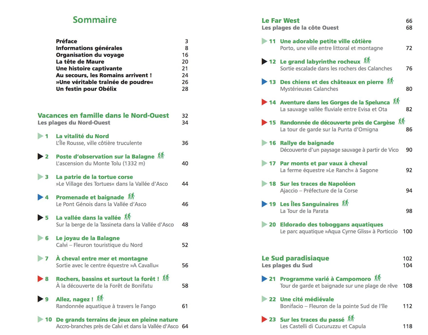 Guide de randonnée - Corse : Vacances actives en famille | Rother guide de randonnée Rother 