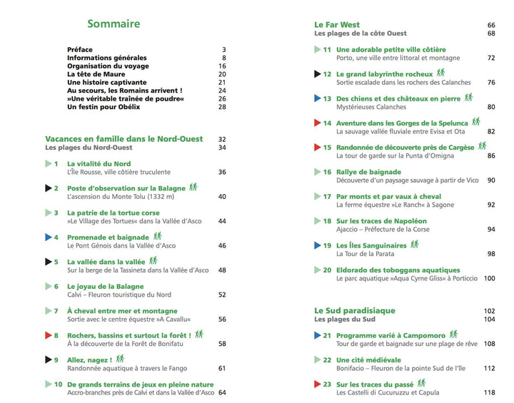 Guide de randonnée - Corse : Vacances actives en famille | Rother guide de randonnée Rother 