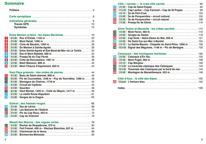 Guide de randonnée - Côte d'Azur | Rother guide de randonnée Rother 