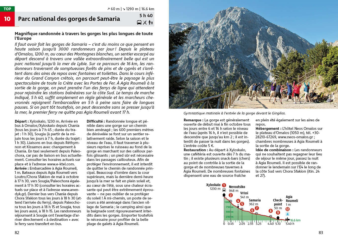 Guide de randonnée - Crète | Rother guide de randonnée Rother