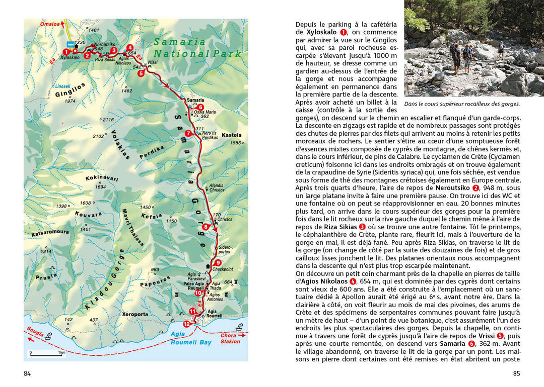 Guide de randonnée - Crète | Rother guide de conversation Rother 