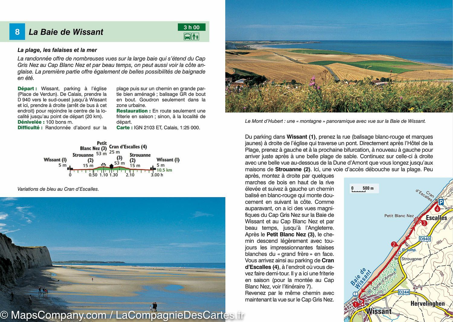 Guide de randonnée - Hauts-de-France : Picardie & Nord-Pas-de-Calais | Rother guide de randonnée Rother