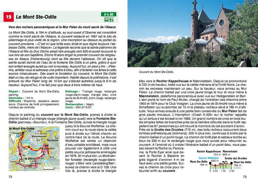 Guide de randonnée - Alsace | Rother guide de randonnée Rother