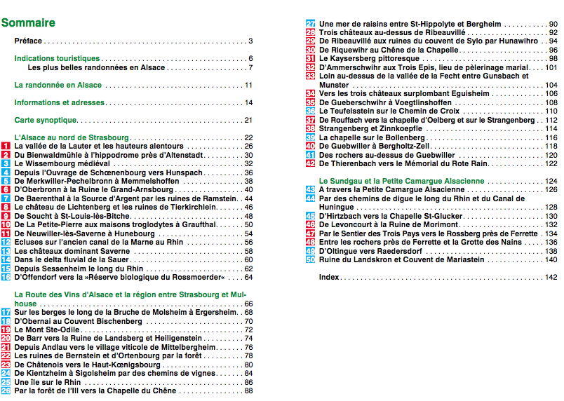 Guide de randonnée - Alsace | Rother guide de randonnée Rother