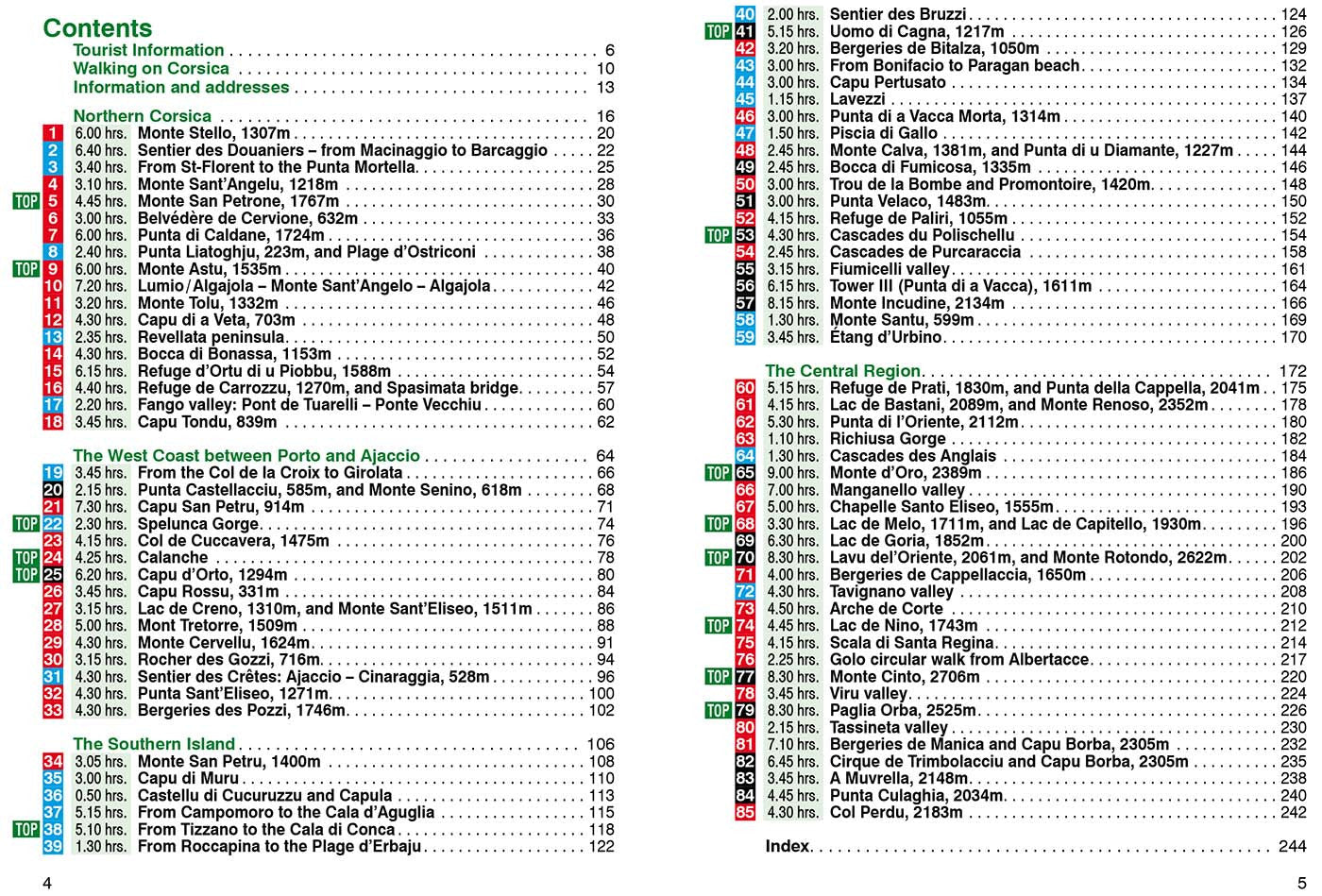 Guide de randonnée (en anglais) - Corsica | Rother guide de randonnée Rother 