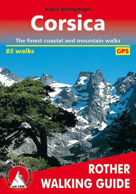 Guide de randonnée (en anglais) - Corsica | Rother guide de randonnée Rother 