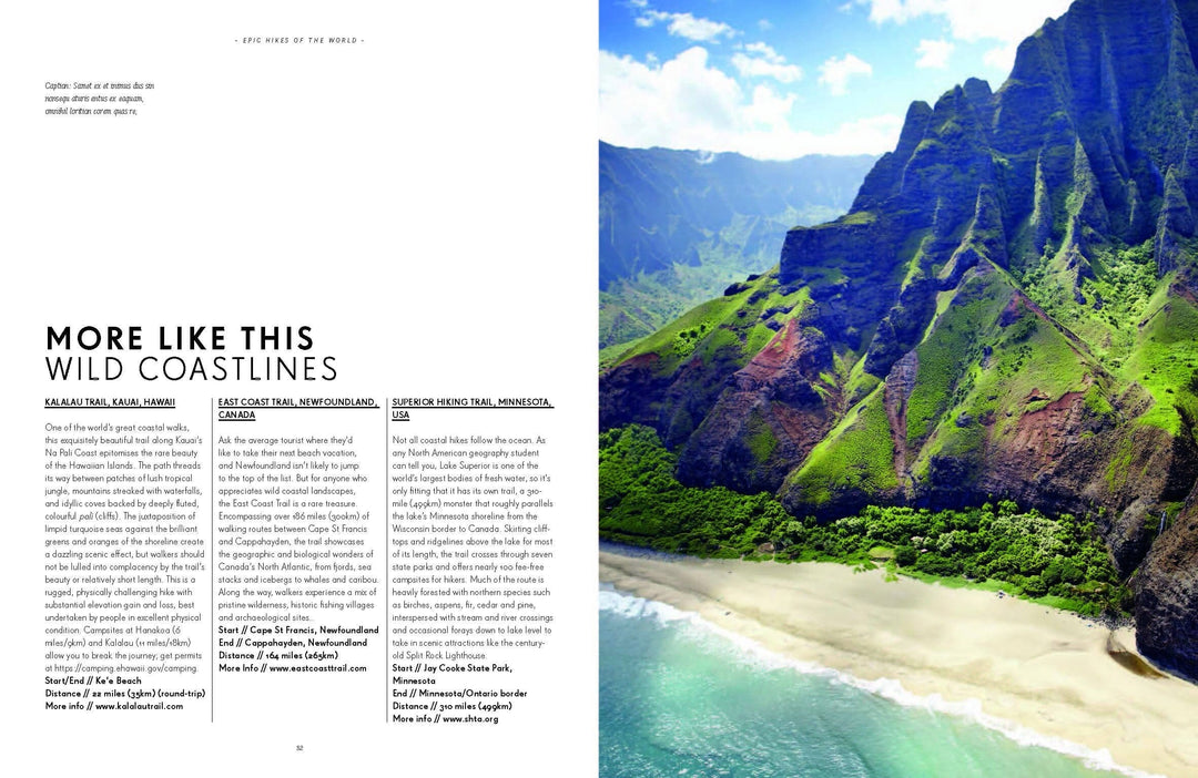 Guide de randonnée (en anglais) - Epic Hikes of the World | Lonely Planet guide de randonnée Lonely Planet EN 