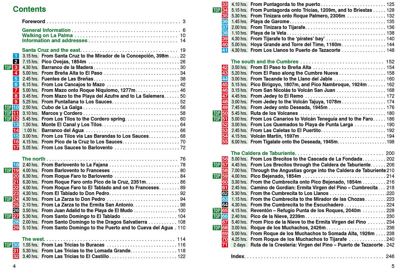 Guide de randonnée (en anglais) - La Palma | Rother guide de randonnée Rother 