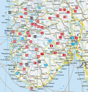 Guide de randonnée (en anglais) - Norway South | Rother guide de randonnée Rother 
