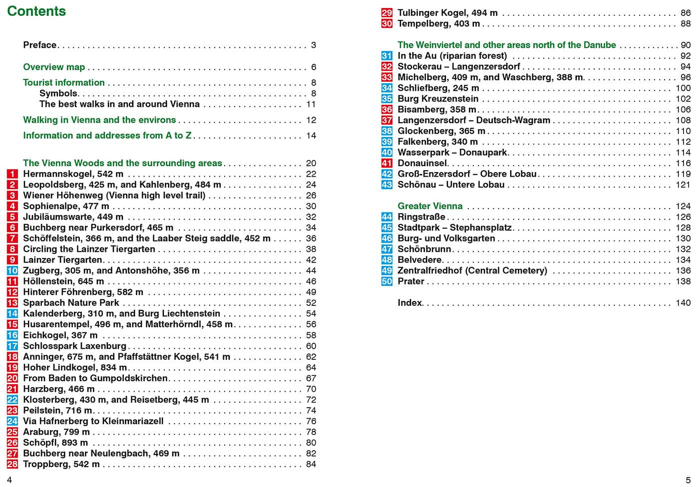 Guide de randonnée (en anglais) - Vienna | Rother guide de randonnée Rother 