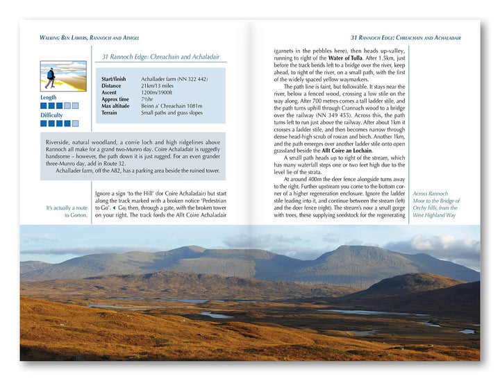 Guide de randonnée (en anglais) - Walking Ben Lawers, Rannoch and Atholl: Mountains and glens of Highland Perthshire (Ecosse) | Cicerone guide de randonnée Cicerone 