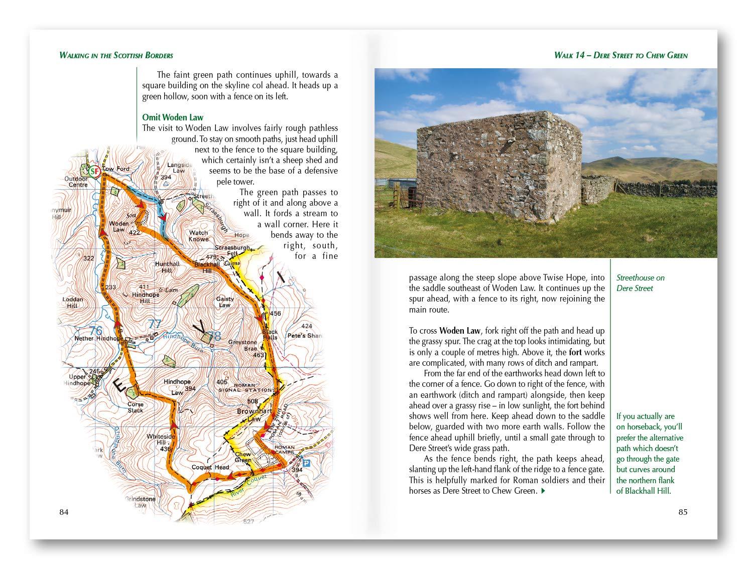 Guide de randonnée (en anglais) - Walking in the Scottish Borders: Cheviots, Tweed, Ettrick, Moffat and Manor hills (Ecosse) | Cicerone guide de randonnée Cicerone