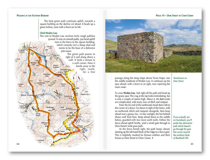Guide de Randonnée (en anglais) - Walking in the Scottish Borders: Cheviots, Tweed, Ettrick, Moffat and Manor hills (Ecosse) | Cicerone guide de randonnée Cicerone 
