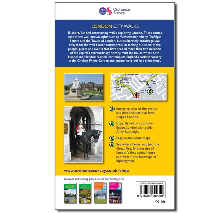 Guide de randonnée en ville (en anglais) - Londres | Ordnance Survey - Pathfinder carte pliée Ordnance Survey Ireland 