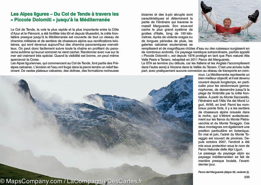 Guide de randonnée Rother - GTA La grande Traversée des Alpes italiennes (à travers le Piémont jusqu'à la Méditerranée) - La Compagnie des Cartes